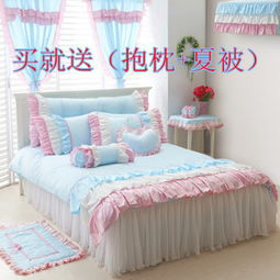 夢(mèng)江韓版純棉蕾絲四件套 批發(fā)市場(chǎng)的新寵，品質(zhì)與美學(xué)共存